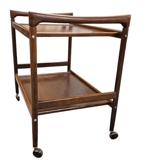 photo furniture Dyrlund Rosewood Cocktail Trolley Bar Cart