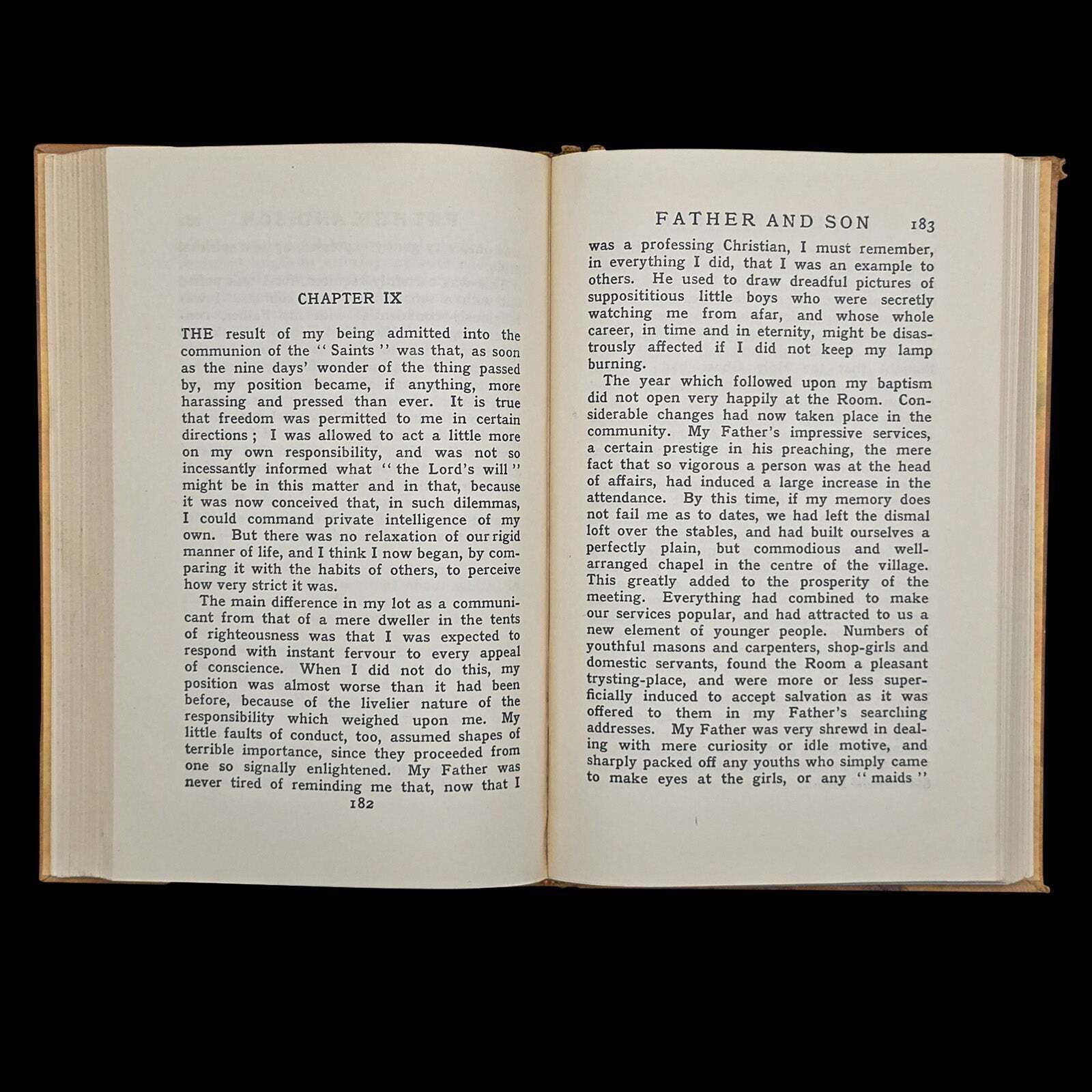 photo furniture Vintage Book, Father And Son, Edmund Gosse, Memoir, Literary Classic, Circa 1935