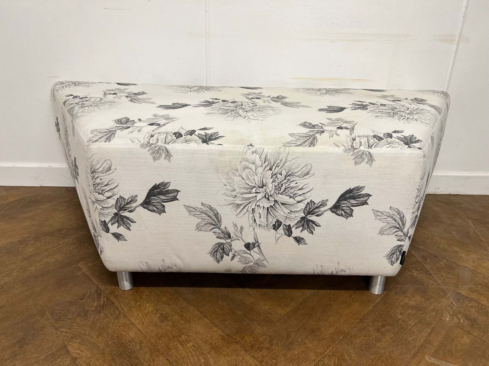 Used Hitch Mylius Floral Pattern Hexagon Stool Reception/Breakout Seating