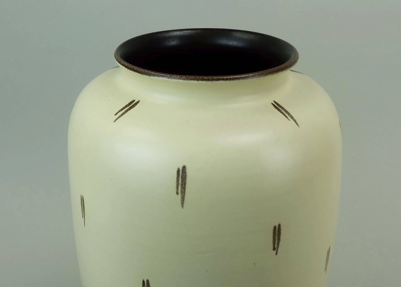 Large Mid Century Ceramic Floor Vase 1950s Fritz Van Daalen, Model 81/10a photo vintage