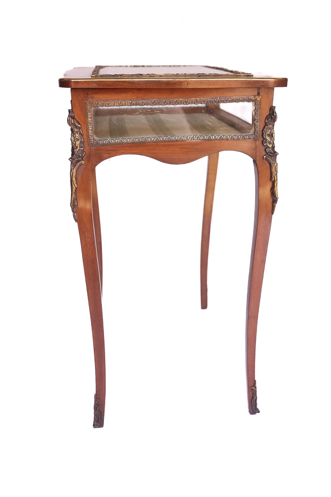 Walnut  & Inlaid Marquetry Bijouterie Cabinet photo vintage