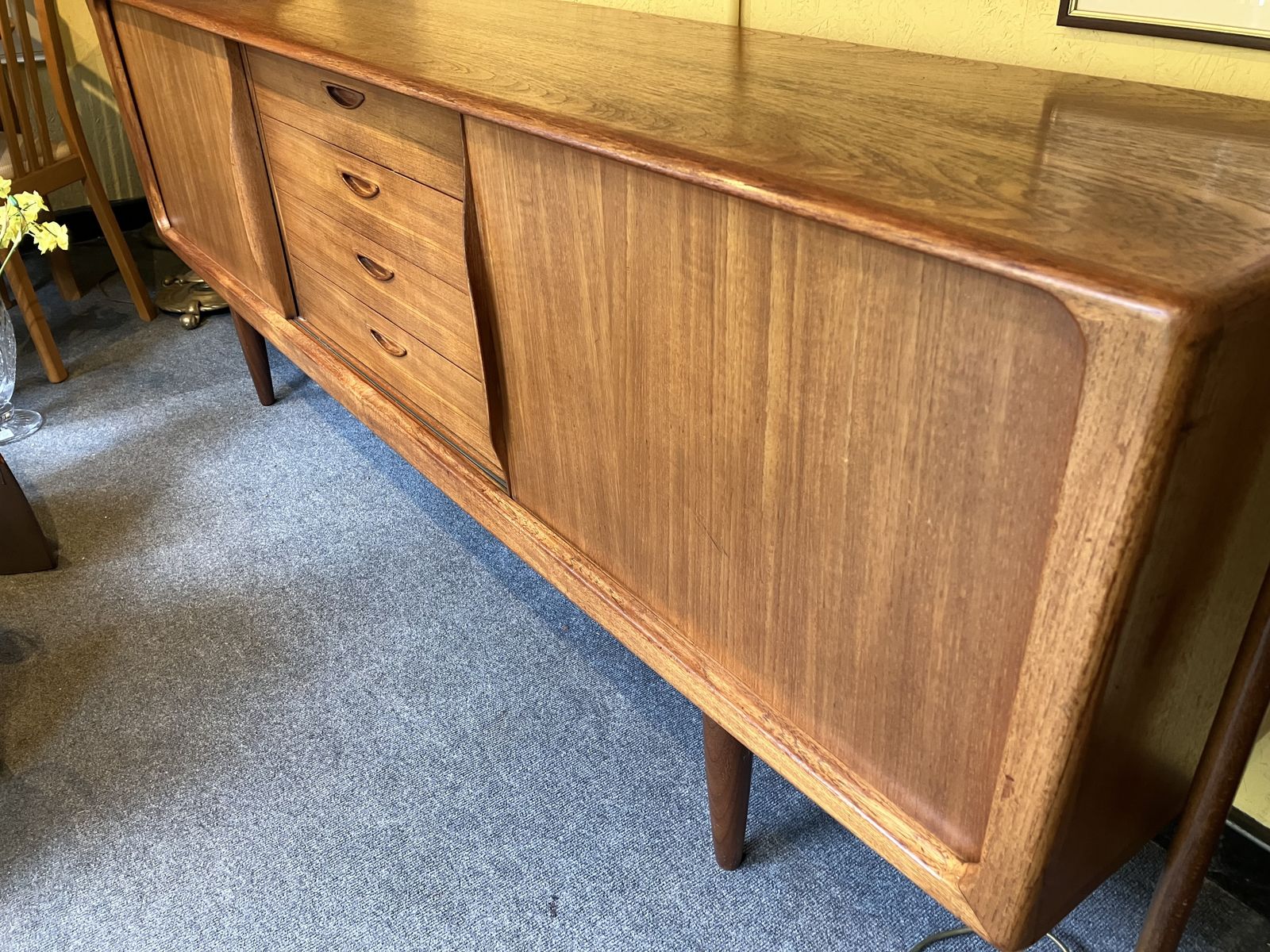 Original 1960s Sideboard By Clausen, Denmark