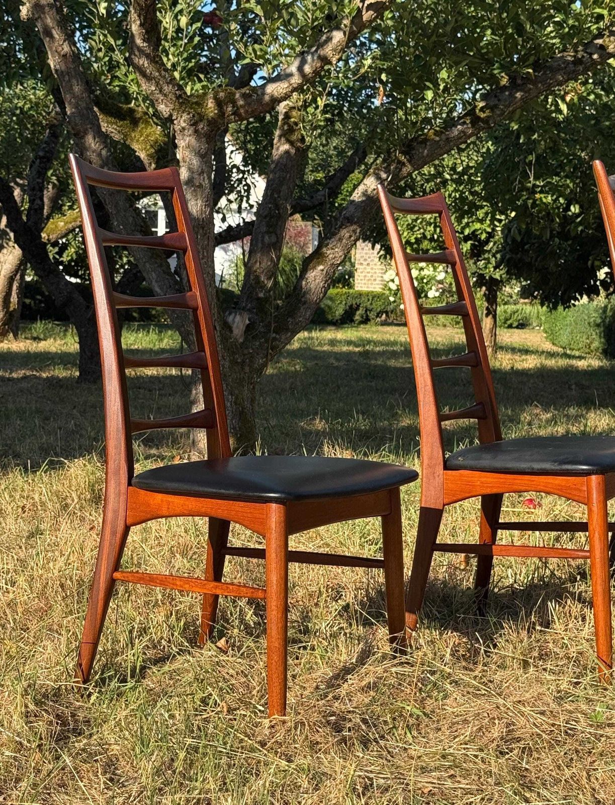 Mid Century Teak Dining Chairs By  Niels Koefoed Denmark 1960 Set Of 8 photo buy