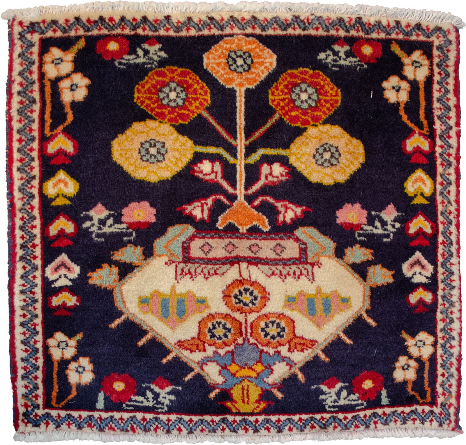Vintage Qashqai Bag Face 53x57cm