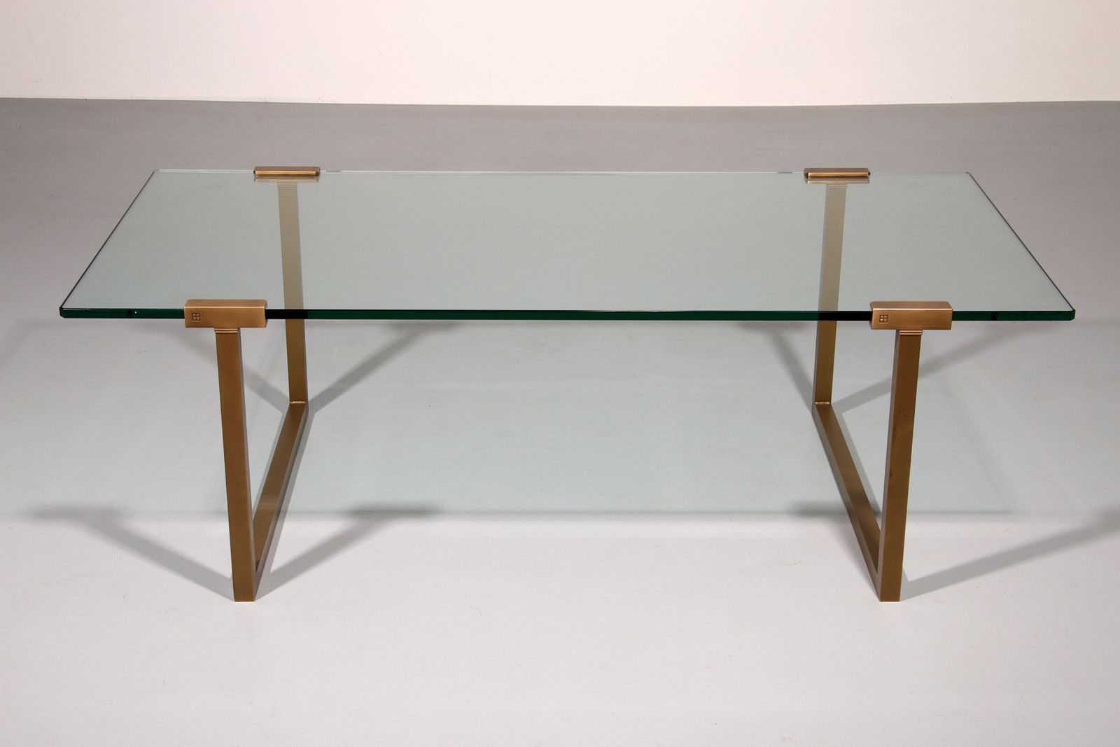 Salon Table Glass And Brass By Peter Ghyczy Model T54 1970 photo furniture