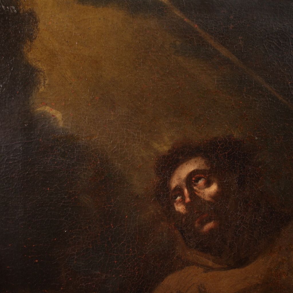 17th Century Religious Painting, Saint Francis Of Assisi photo vinterior