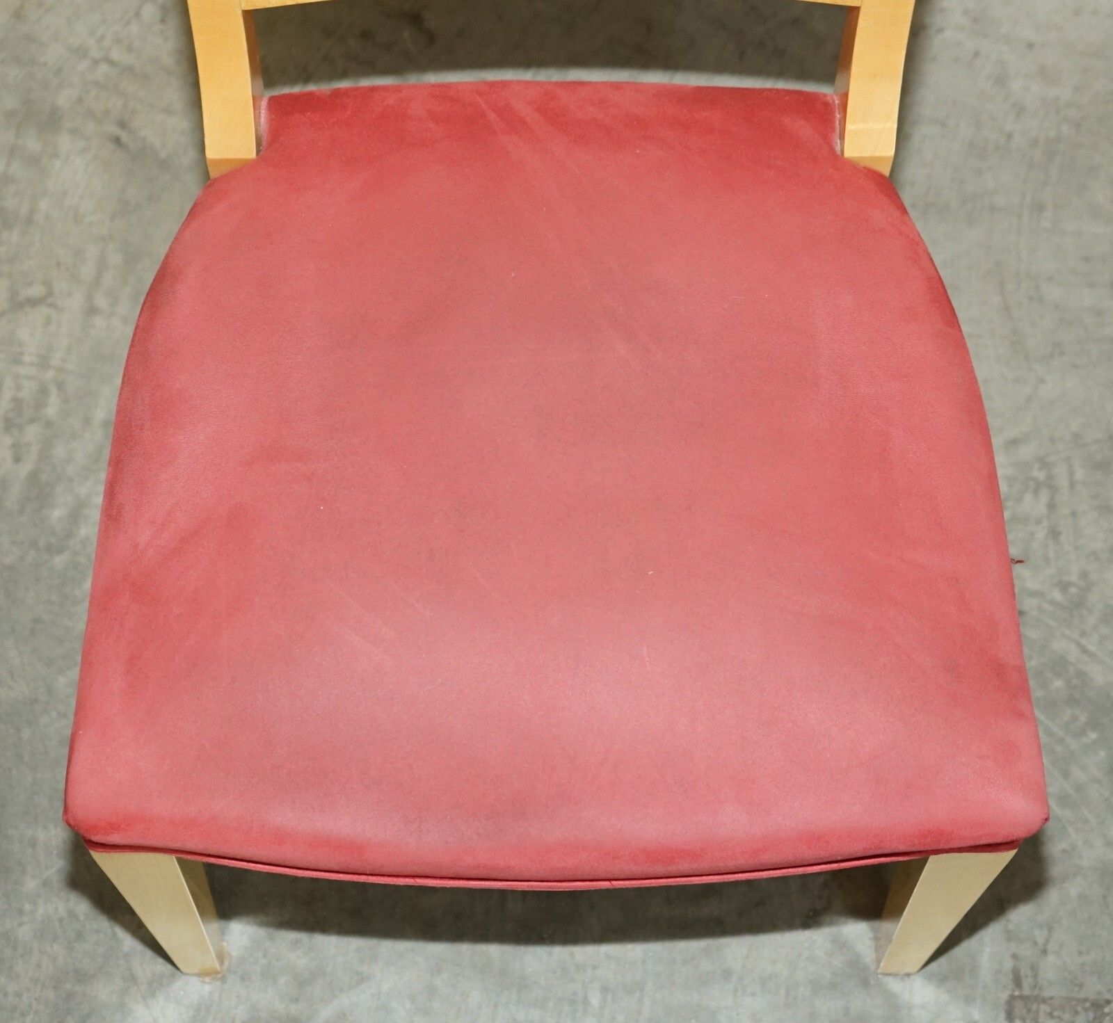 Pair Of Viscount David Linley Sycamore Wood Pimlico Occasional Side Chairs photo vinterior