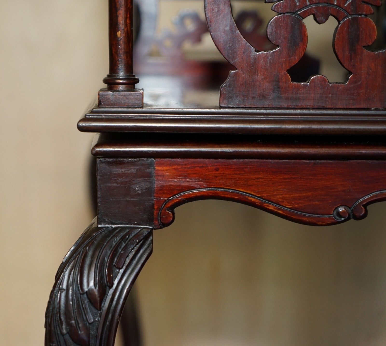Fine Antique Victorian Aesthetic Movement Mahogany Revolving Bookcase Book Table photo for sale