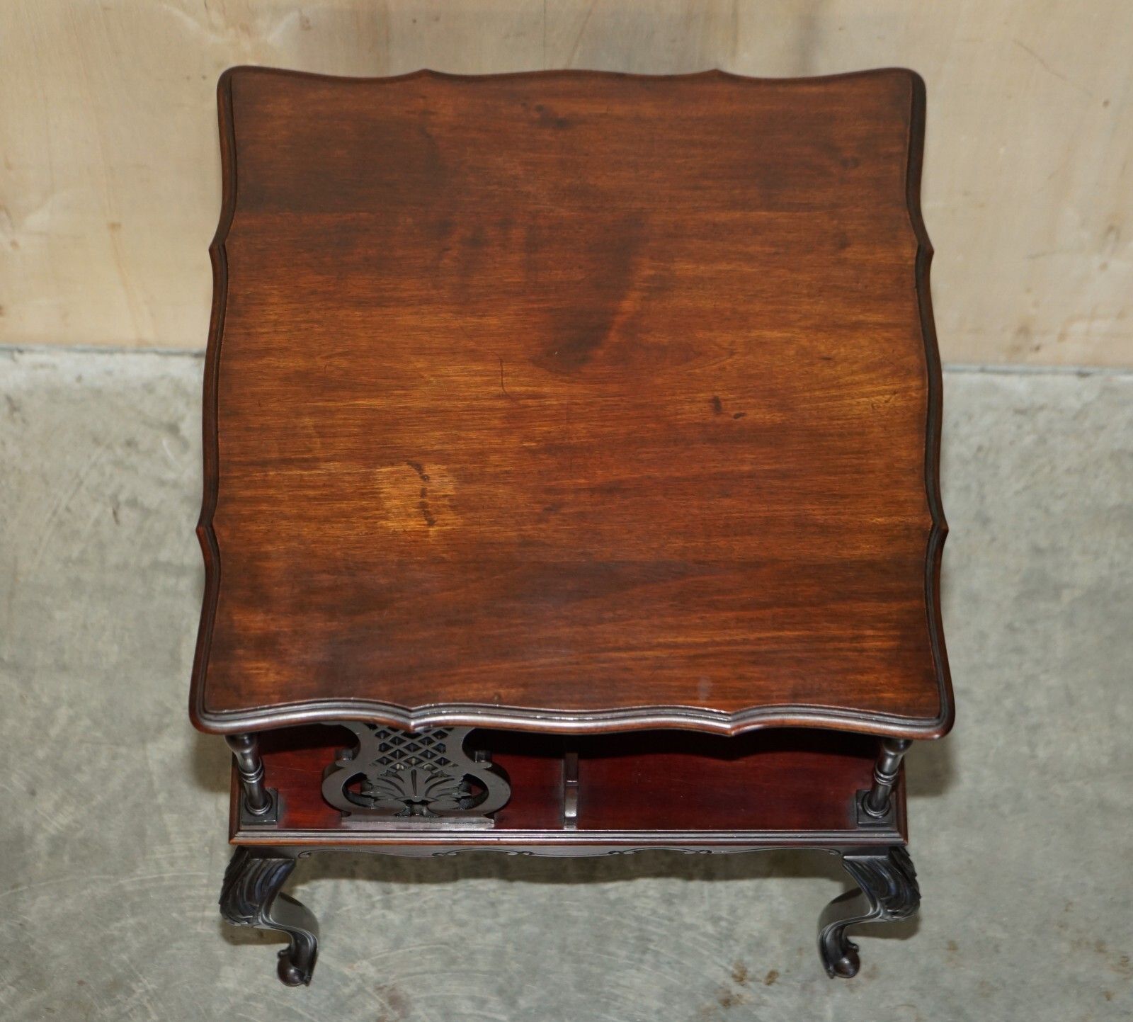 photo for sale Fine Antique Victorian Aesthetic Movement Mahogany Revolving Bookcase Book Table