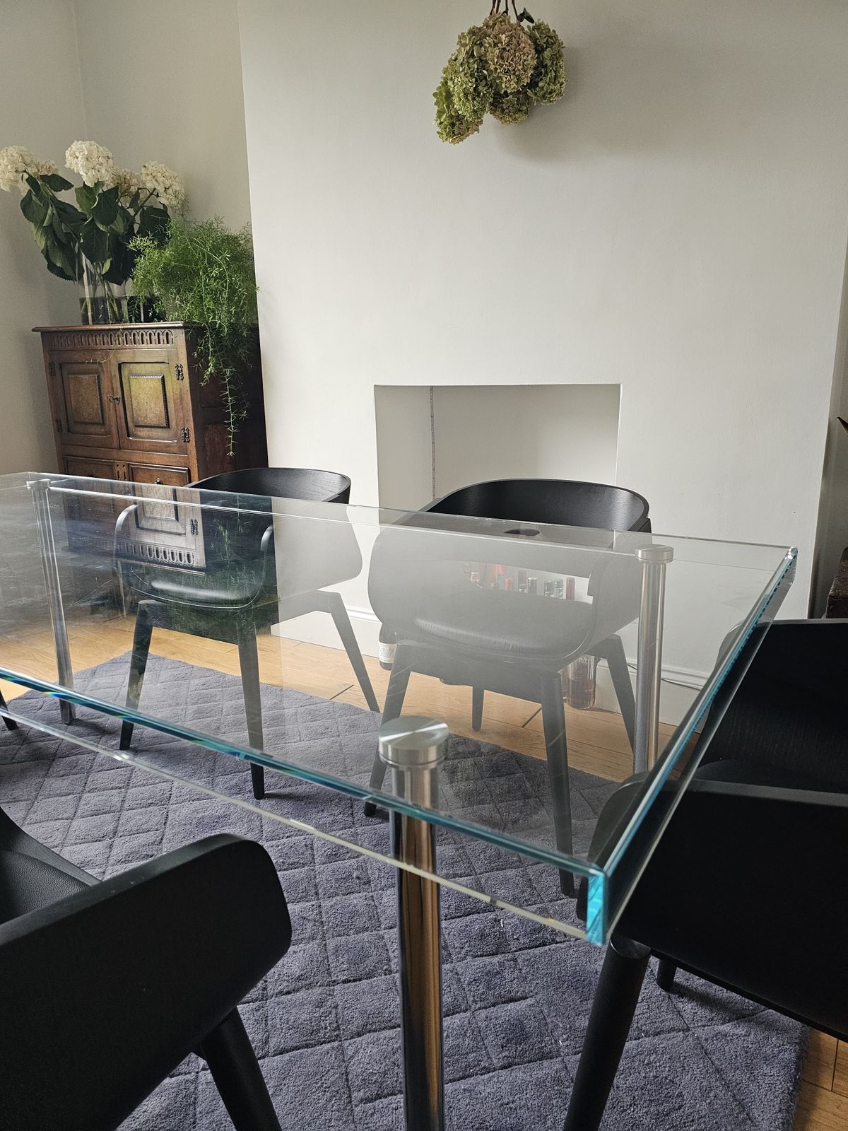 6 Seater Glass Dinning Table photo for sale