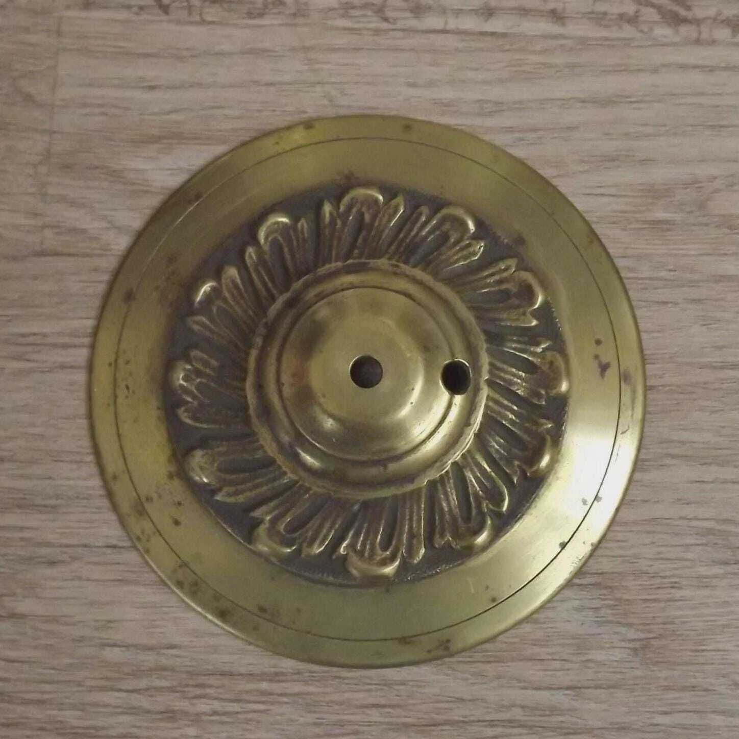Lot de 8 coupelles bobeches en laiton pour lustre - Pièces de remplacement pour lustre et éclairage vintage français, restauration photo vinterior