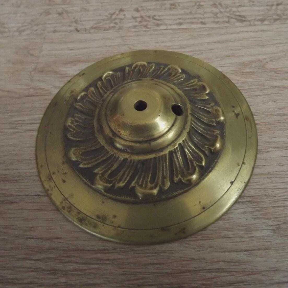 Lot de 8 coupelles bobeches en laiton pour lustre - Pièces de remplacement pour lustre et éclairage vintage français, restauration photo buy