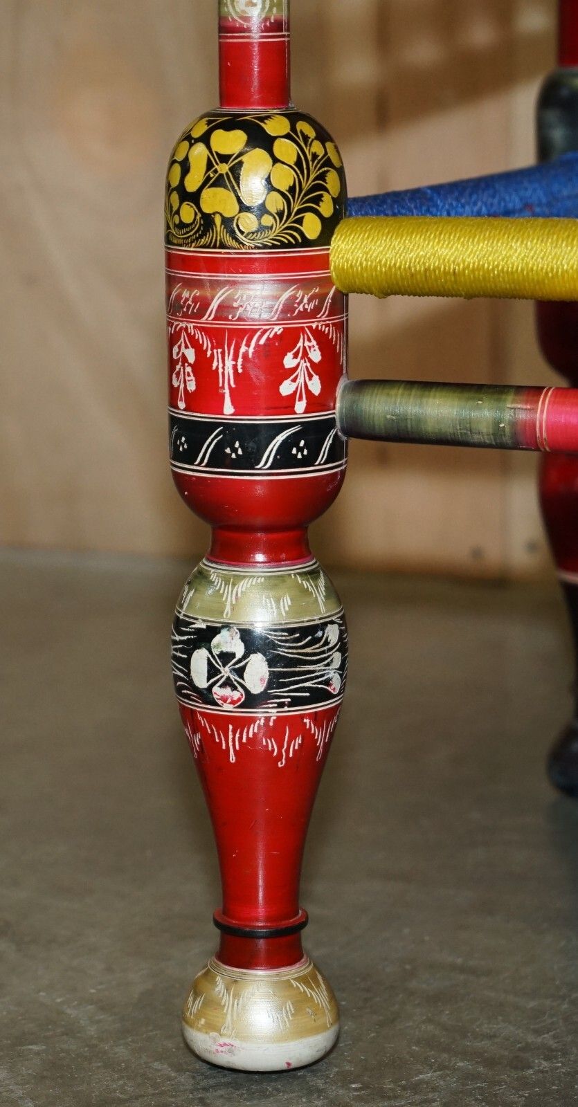 photo furniture Pair Of Traditional Punjabi Tribal Wedding Chairs From Pakistan In Cedar Wood