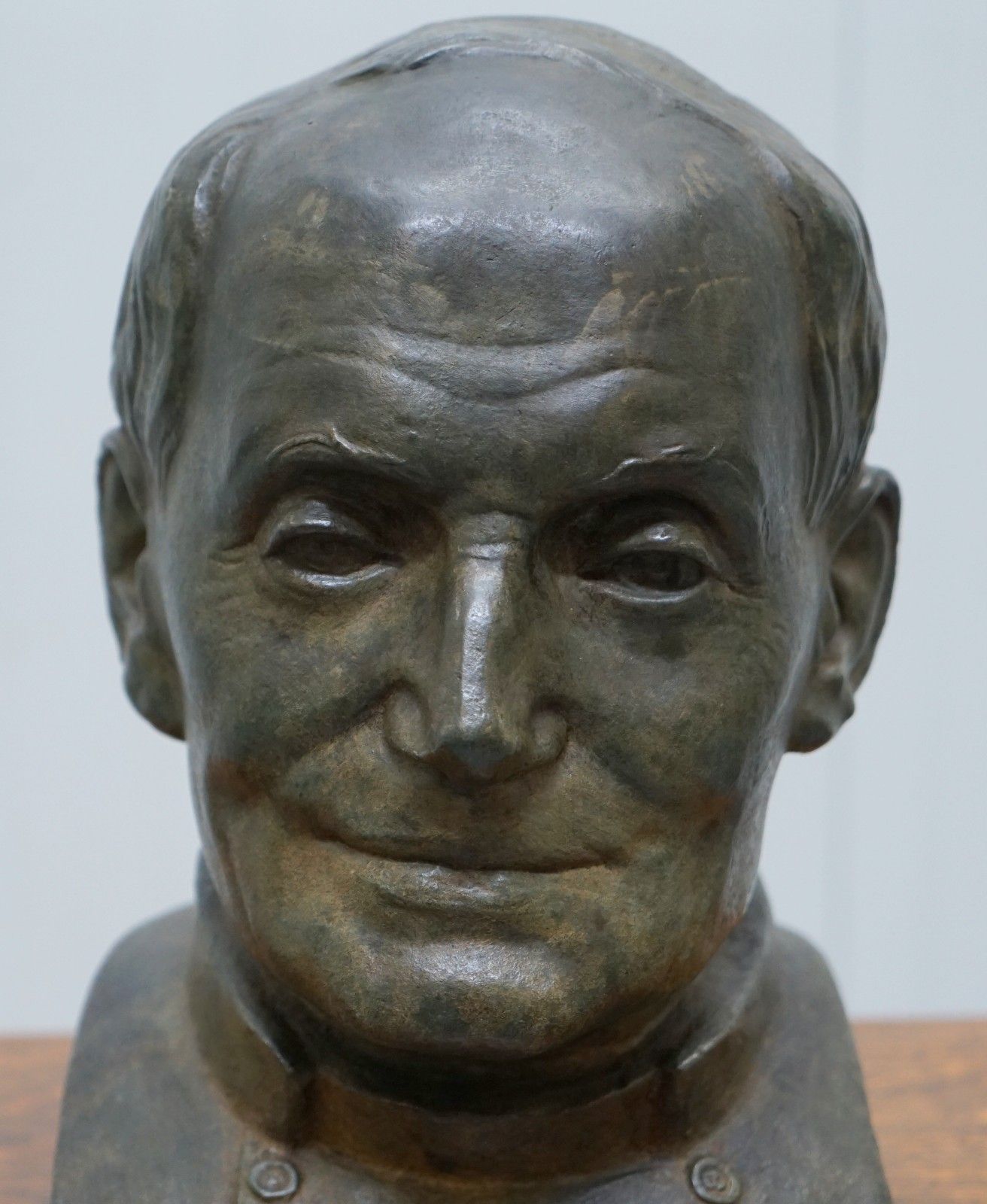 Rare 1840 Large Bronze Head Of Russian Priest Labelled James Bourlet & Sons Ltd photo 1850.0