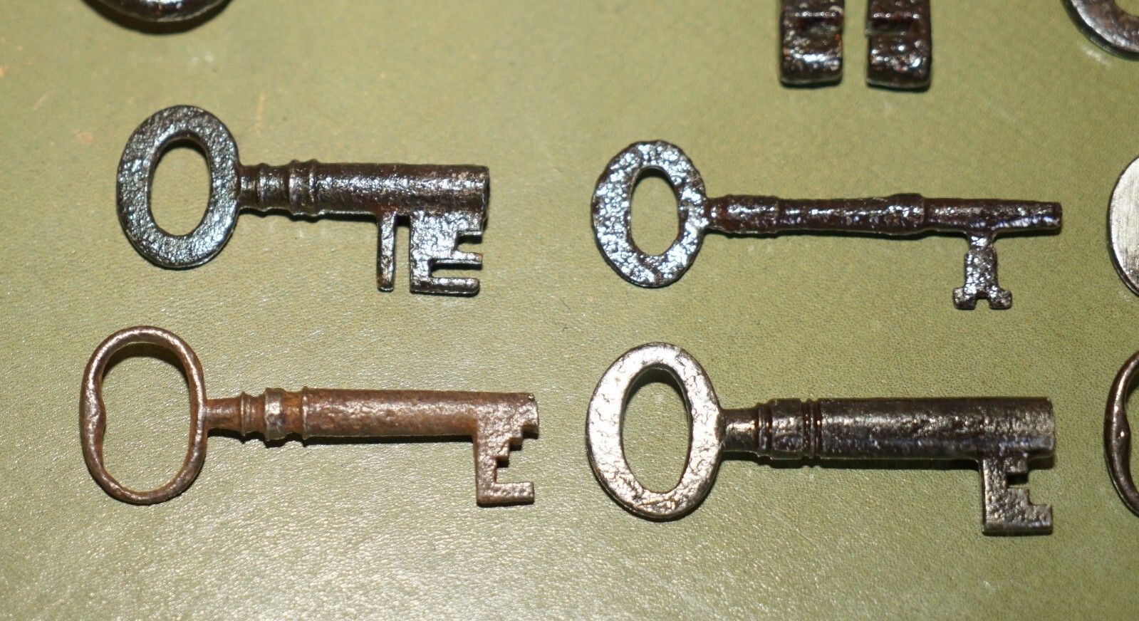 photo for sale Antique 18th Century Box Of Georgian Keys Honble J A Ellis Kings Agent 1763 1776