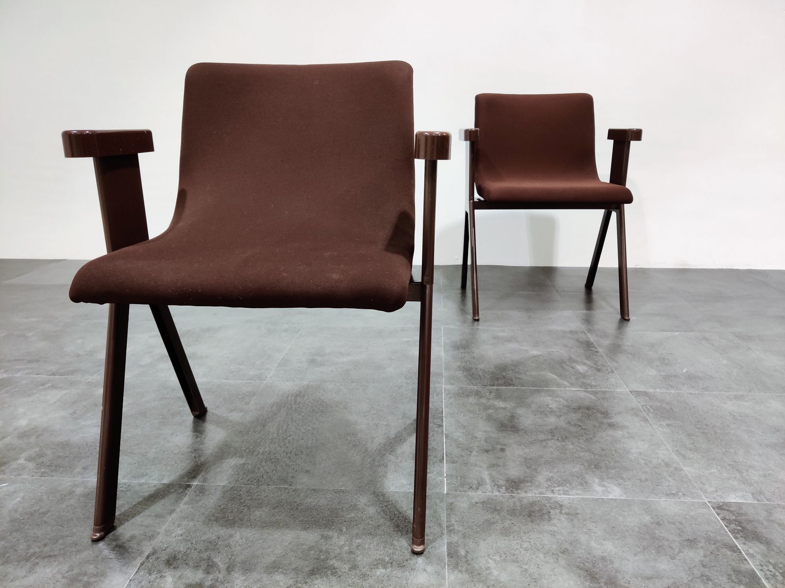 Mid Century Armchairs By Ettore Sottsass For Olivetti, 1970s
