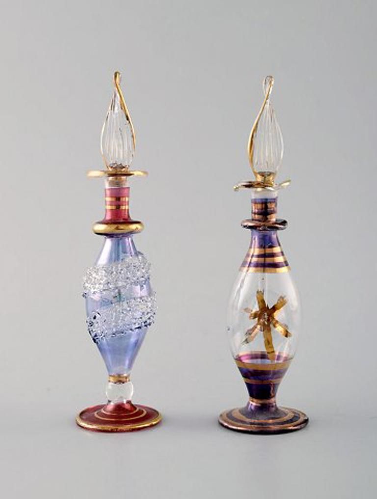 Large Collection Of Italian Flacons In Mouth Blown Art Glass, 1930s 1940s photo furniture