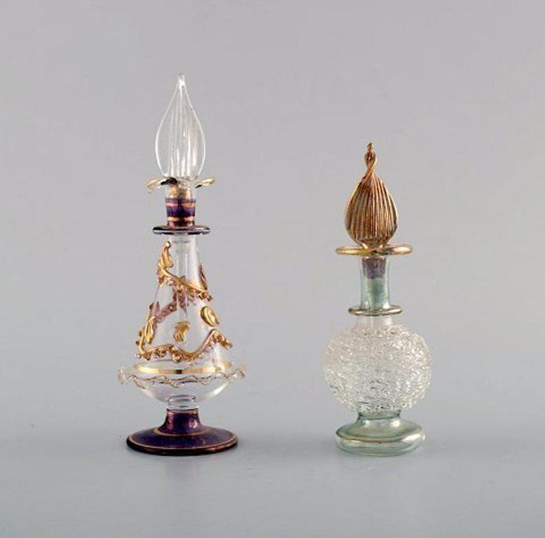 Large Collection Of Italian Flacons In Mouth Blown Art Glass, 1930s 1940s photo Home Decor