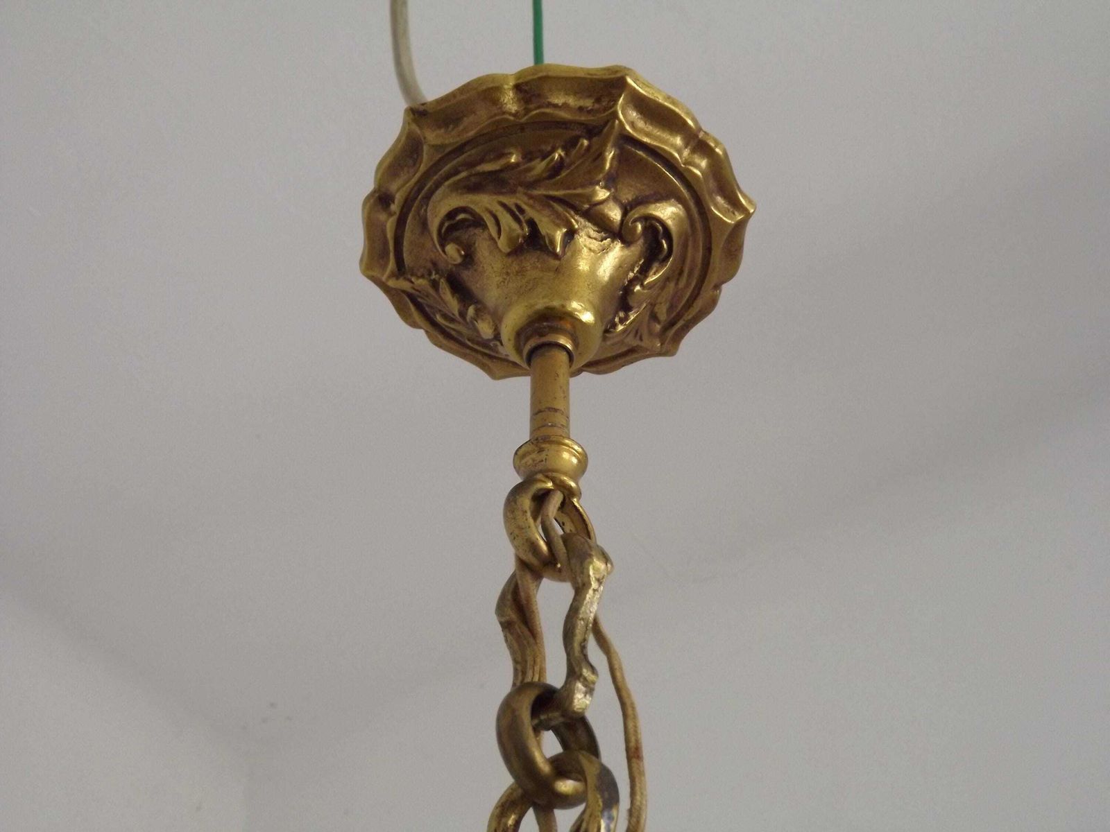 photo furniture Exquisite French Art Nouveau Bronze Glass & Crystal 12 Light Cage Chandelier  French Antique Lighting. Bronze Crystal Chandelier. 12 Lights.