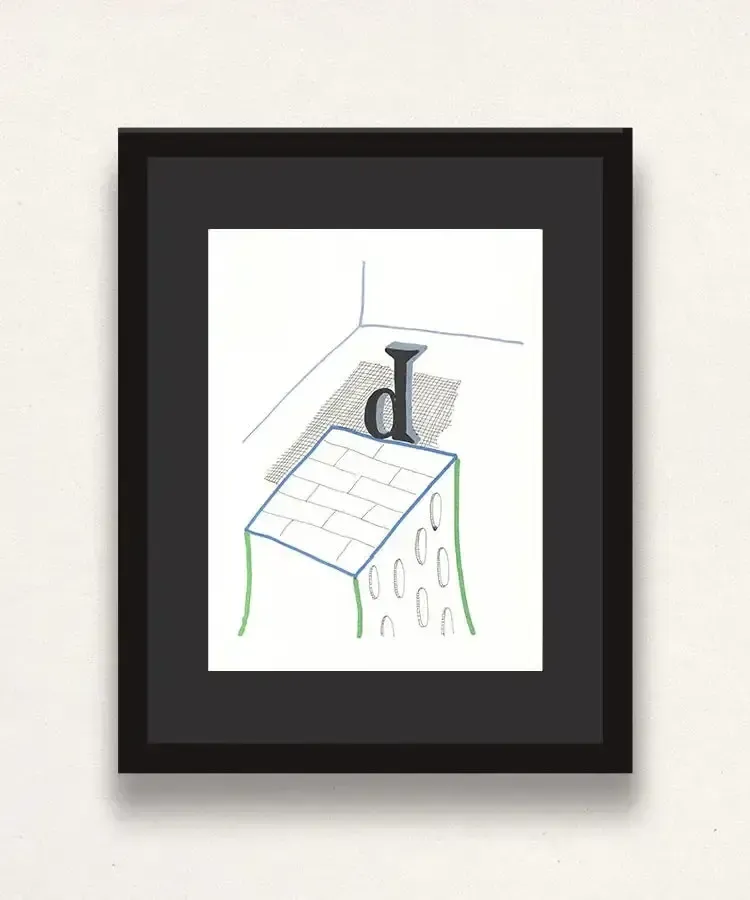David Hockney, 'D' From 'Hockney's Alphabet', 1991 £ 550.00 photo for sale