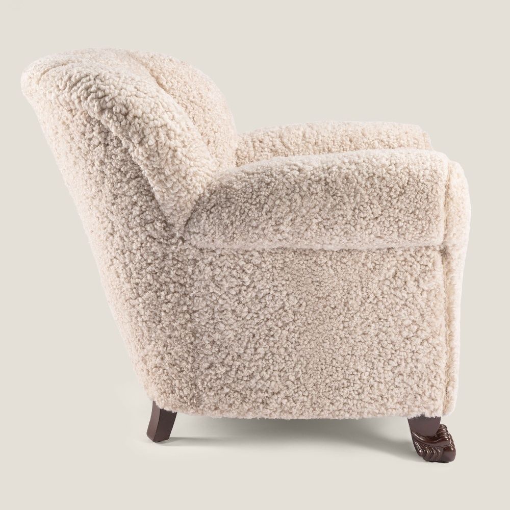 Lounge Chair Lion Claw Legs, 1930s photo for sale