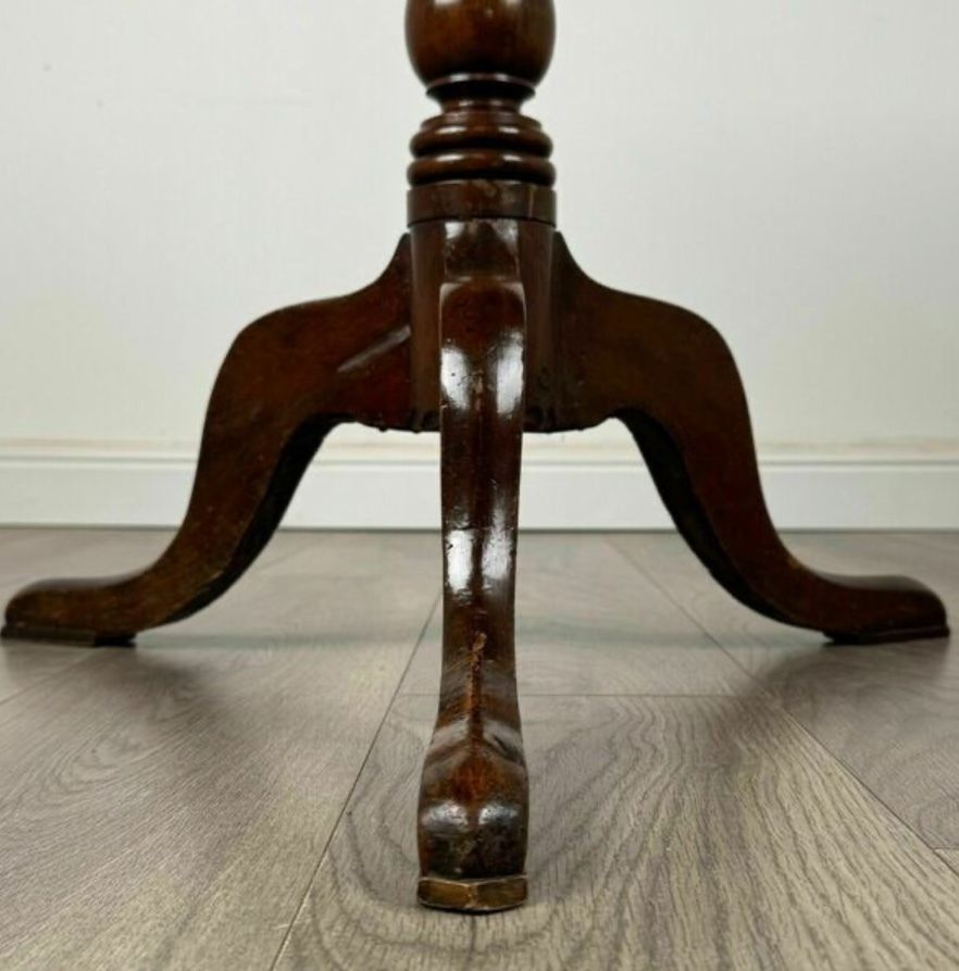 18th Century Tilt Top Table In Mahogany photo furniture