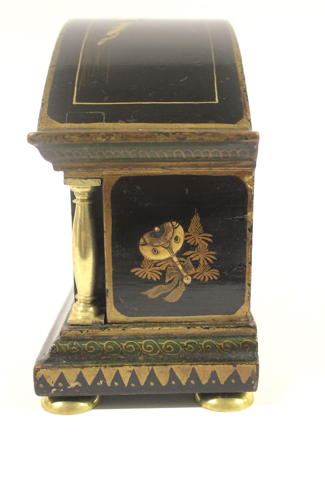 Chinoiserie Decorated Mantel Clock Circa 1920s photo 350.0