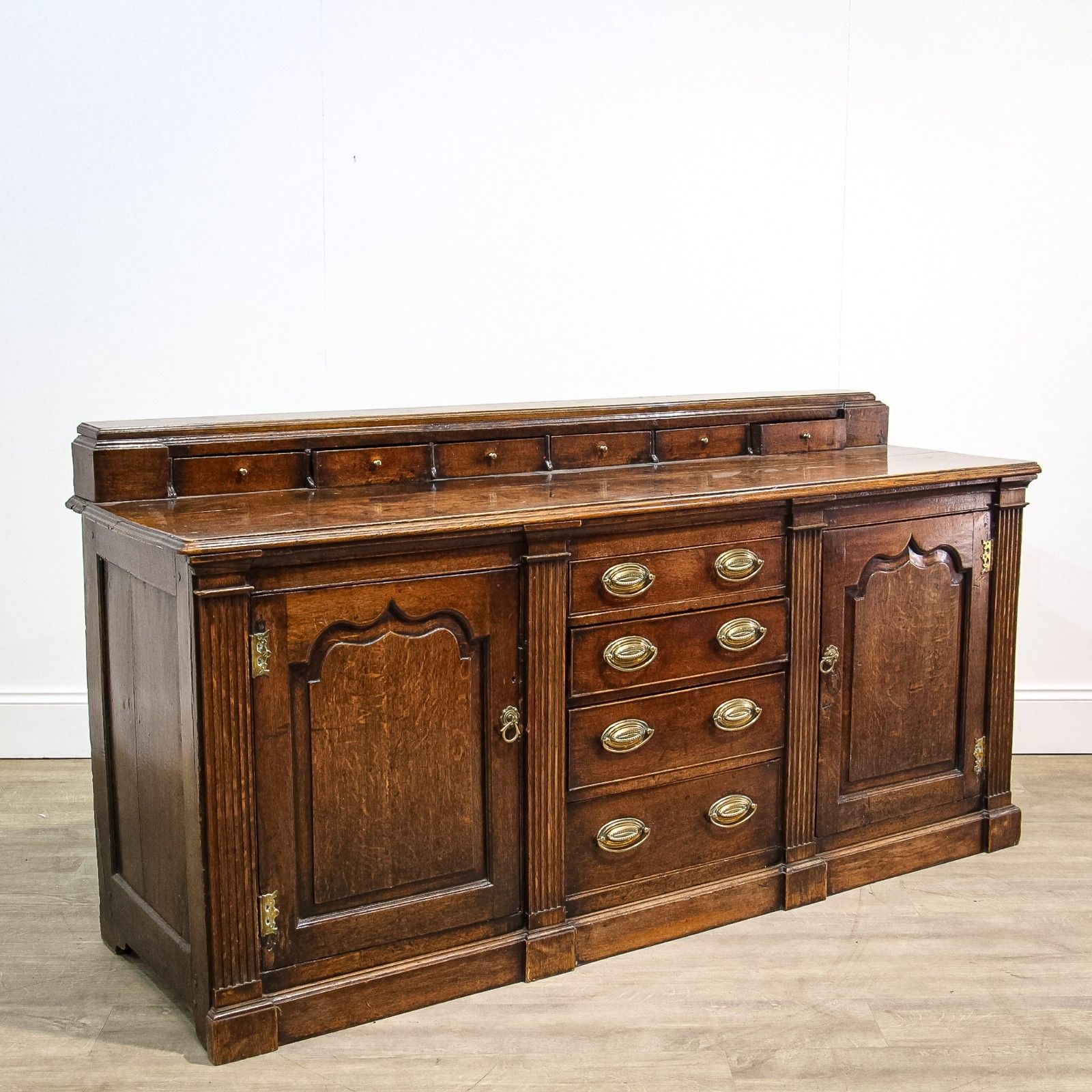 18th Century George II Oak Dresser Base photo Furniture