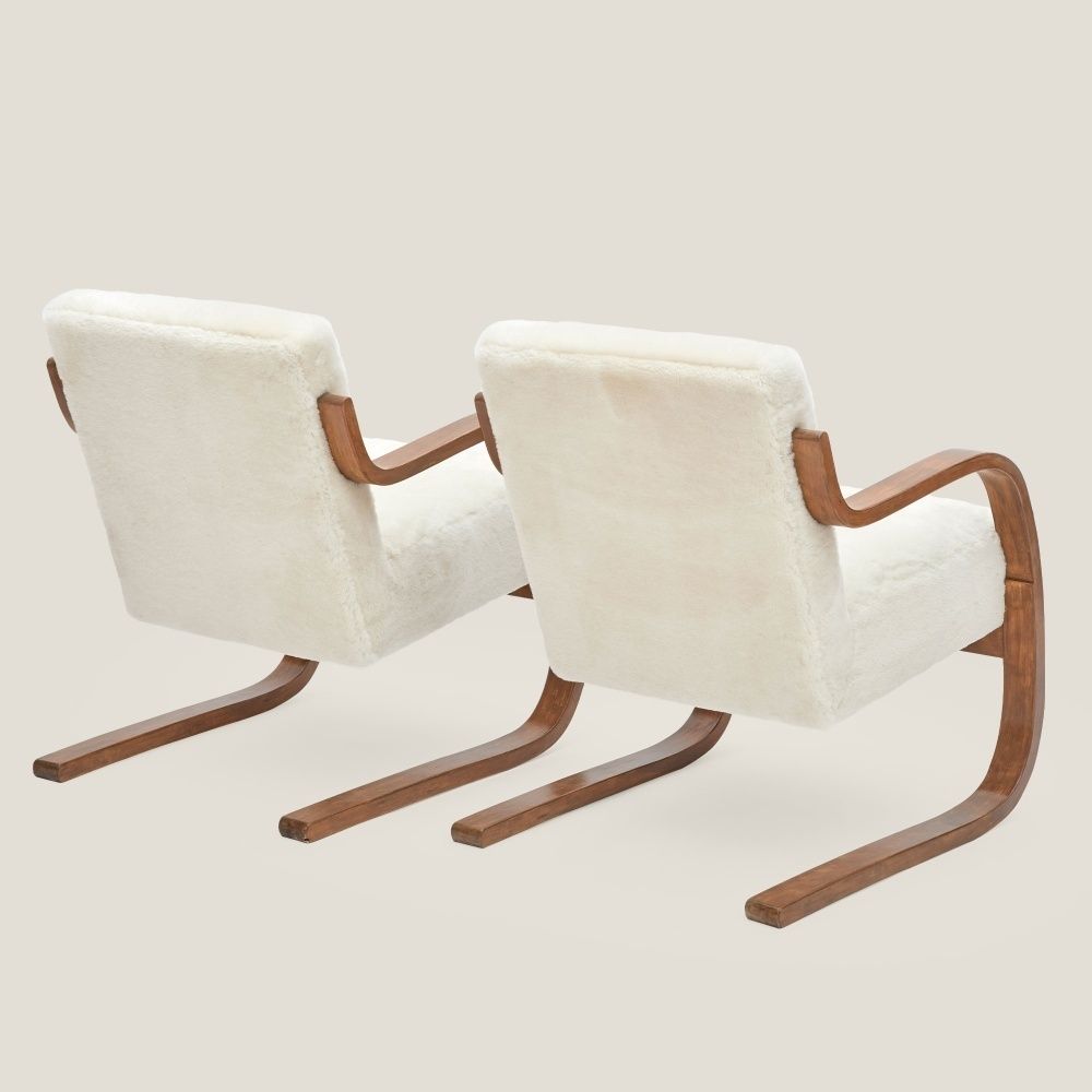 Pair Of Armchairs Model 402 – Alvar Aalto