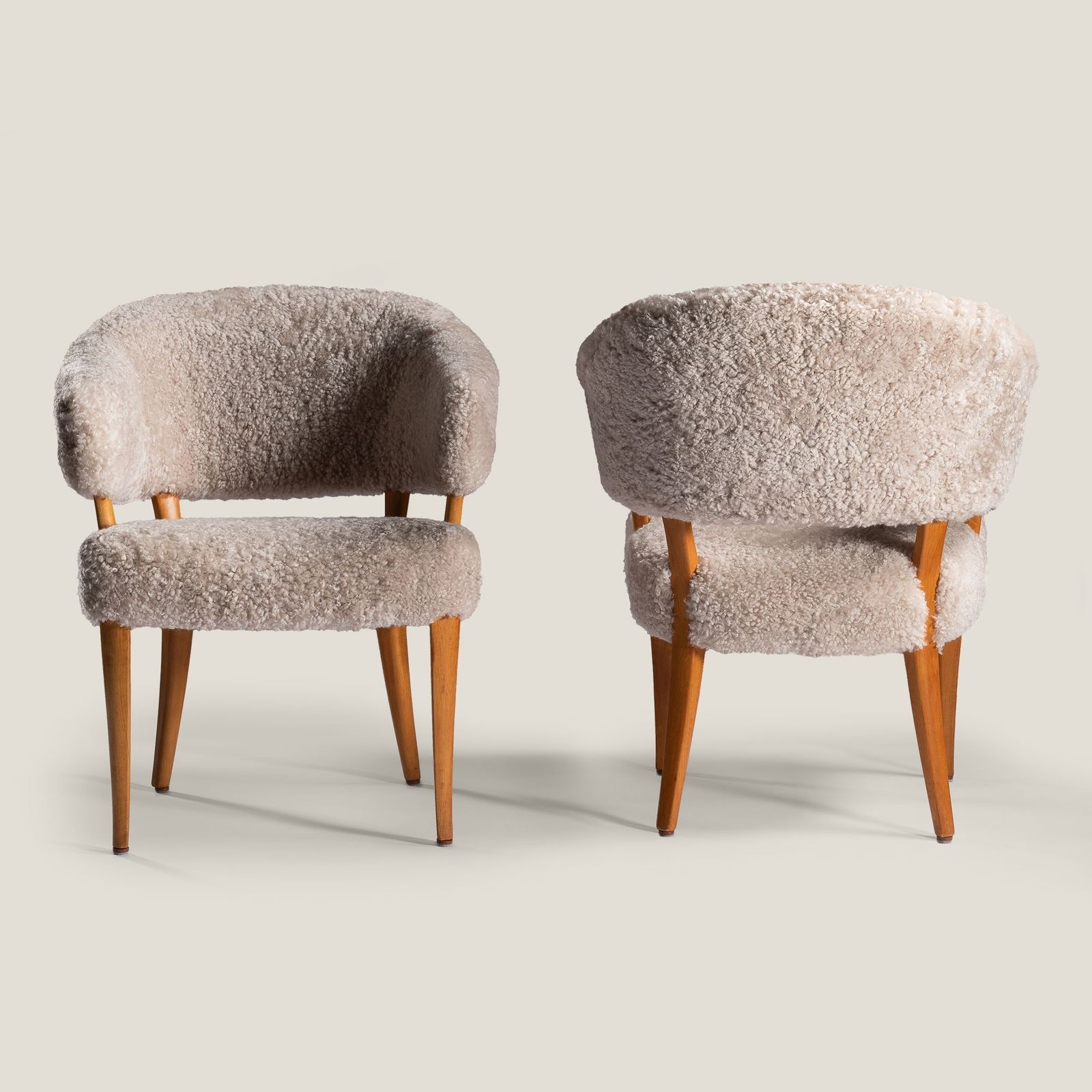 Pair Of Lata Greven Armchair – Carl Malmsten photo for sale