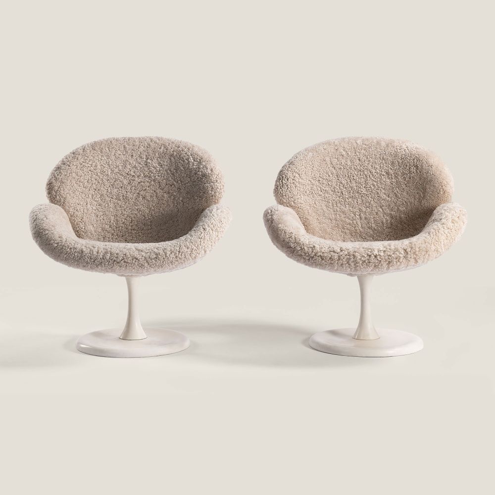 Pair Of Orchid Lounge Model 263 – Age Eger photo for sale