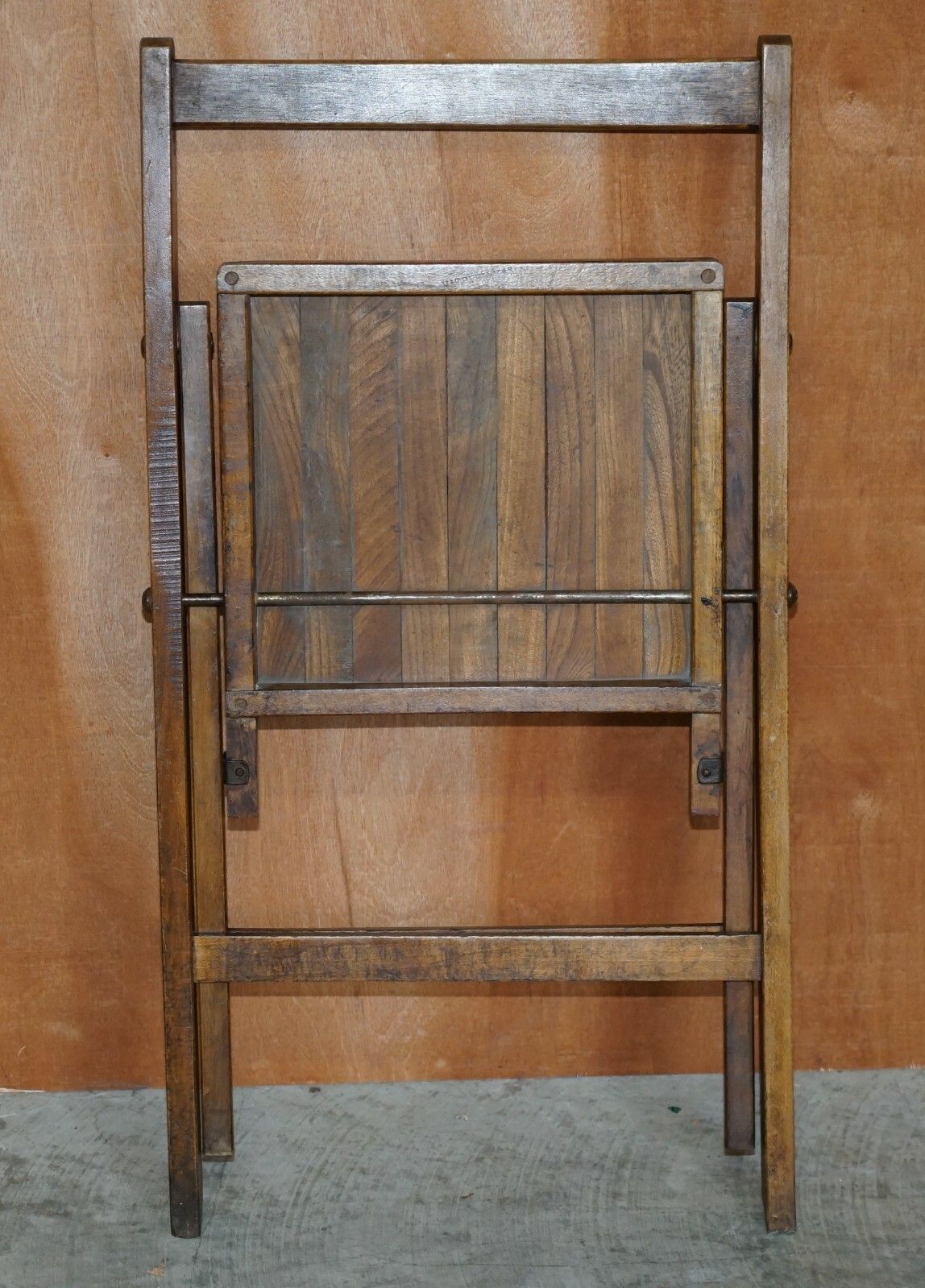 Furniture Suite Of Six English Oak Circa 1900 1920 Folding Steamer Chairs Stunning Patina photo