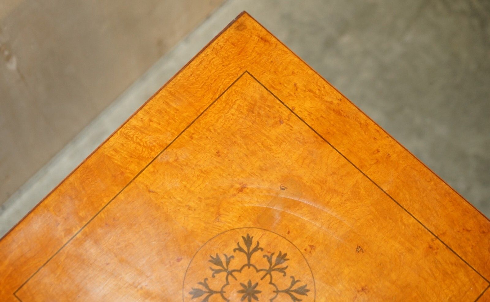 Fine Antique Sheraton Revival Burr Satinwood Revolving Bookcase Side End Table photo buy