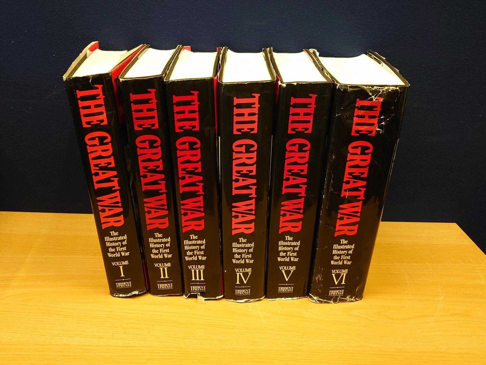 The Great War   All Six Volumes   Illustrated History Of The First World War   Modern Set   1999/00