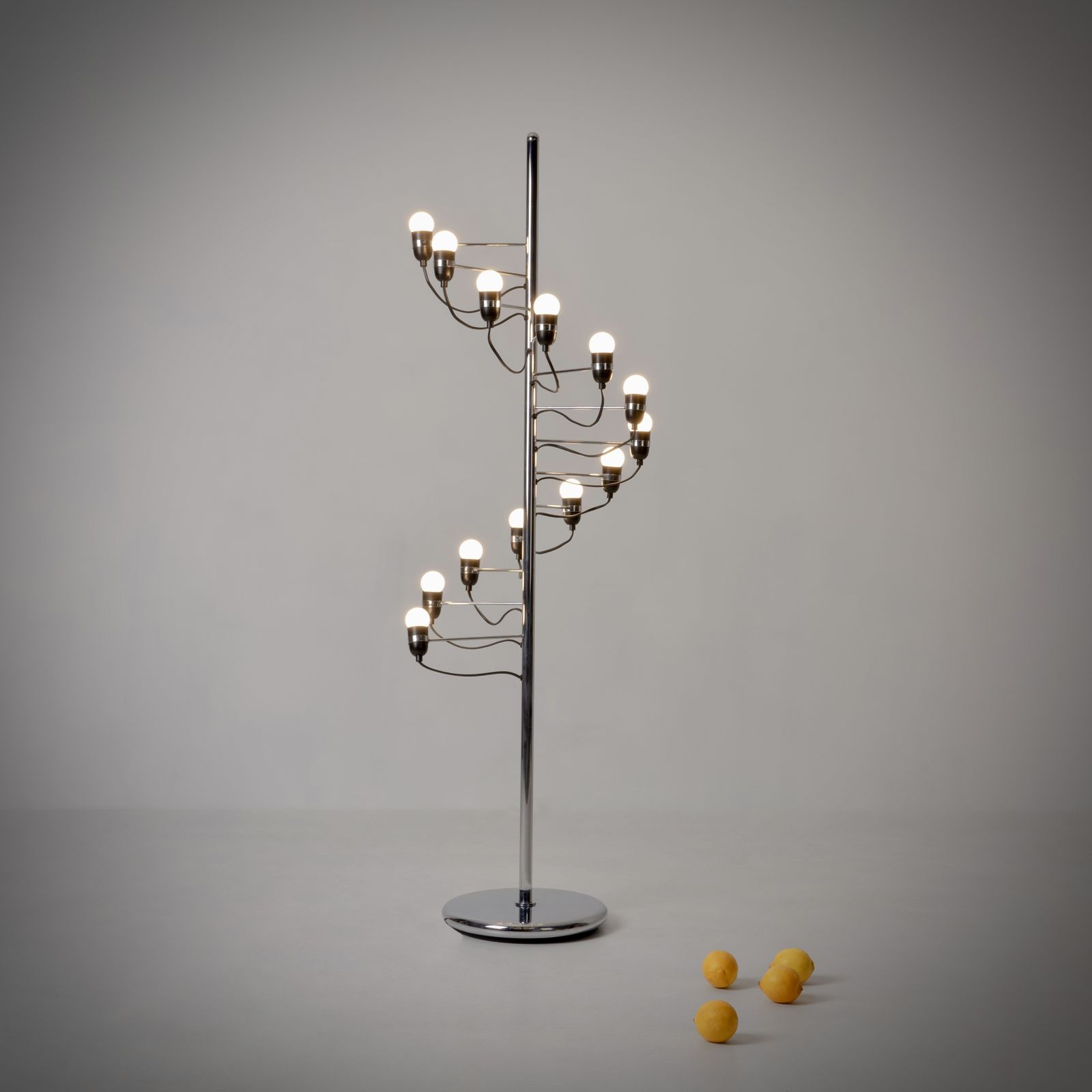 Gino Sarfatti Att. Floor Lamp, Arteluce Ed., Italy, Circa 1970