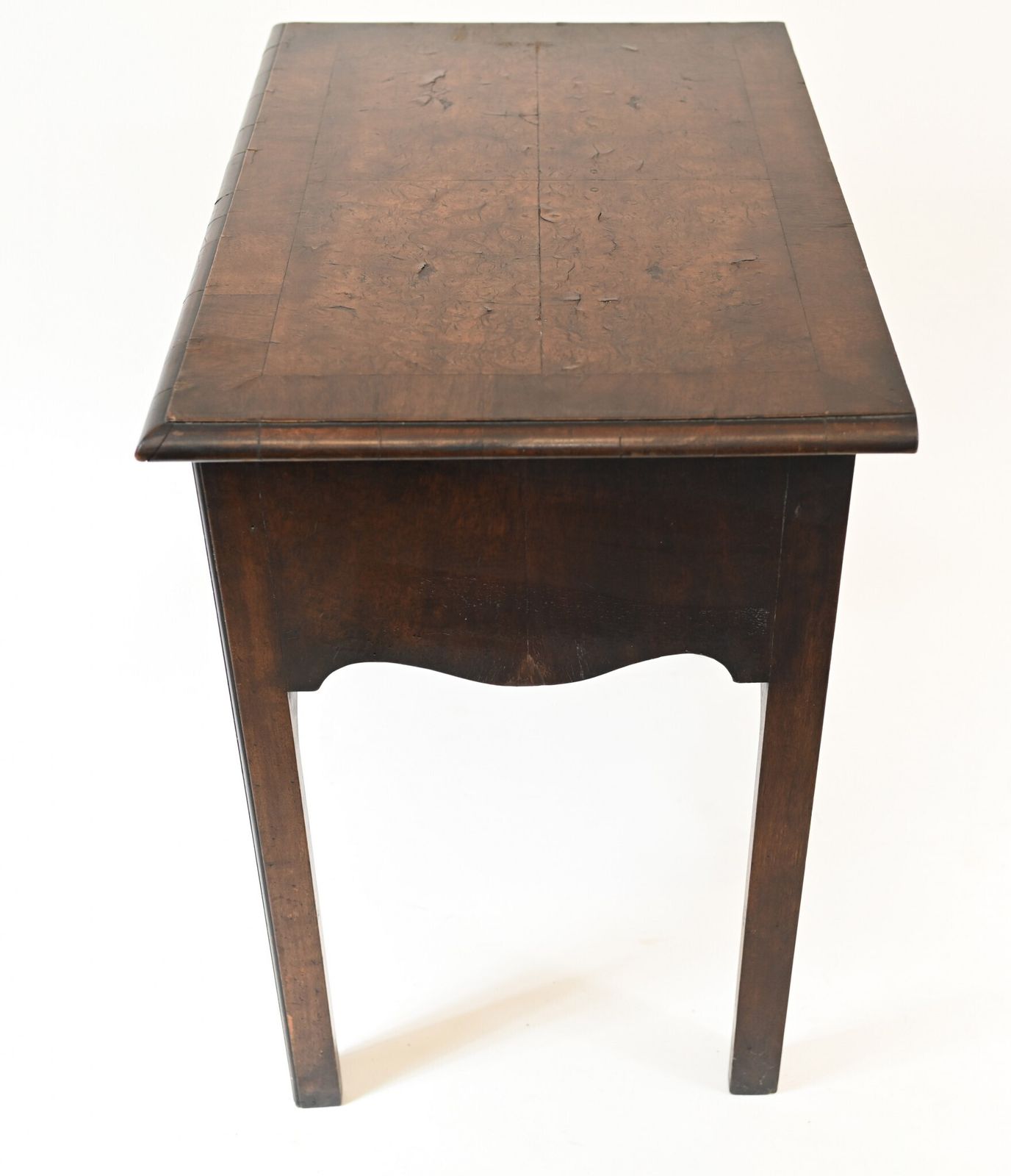 Queen Anne Low Boy Elm Wood Table 1820 photo furniture