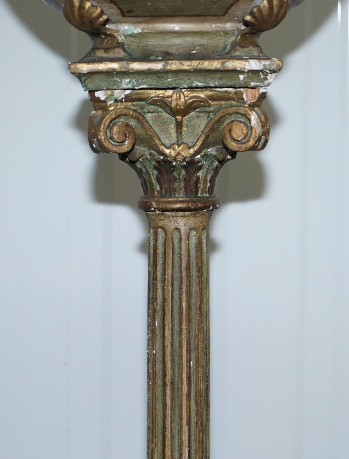Rare Victorian Hand Painted Italian Venetian Uplighter Floor Standing Lamp photo Lighting