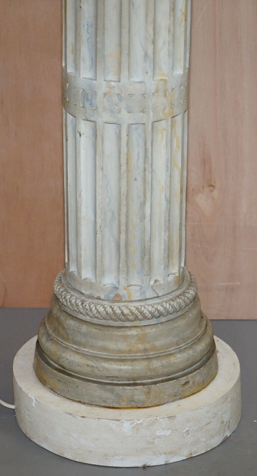 Pair Of 170cm Tall Display Cabinets On Corinthian Pillars With Built In Lights photo 1350.0