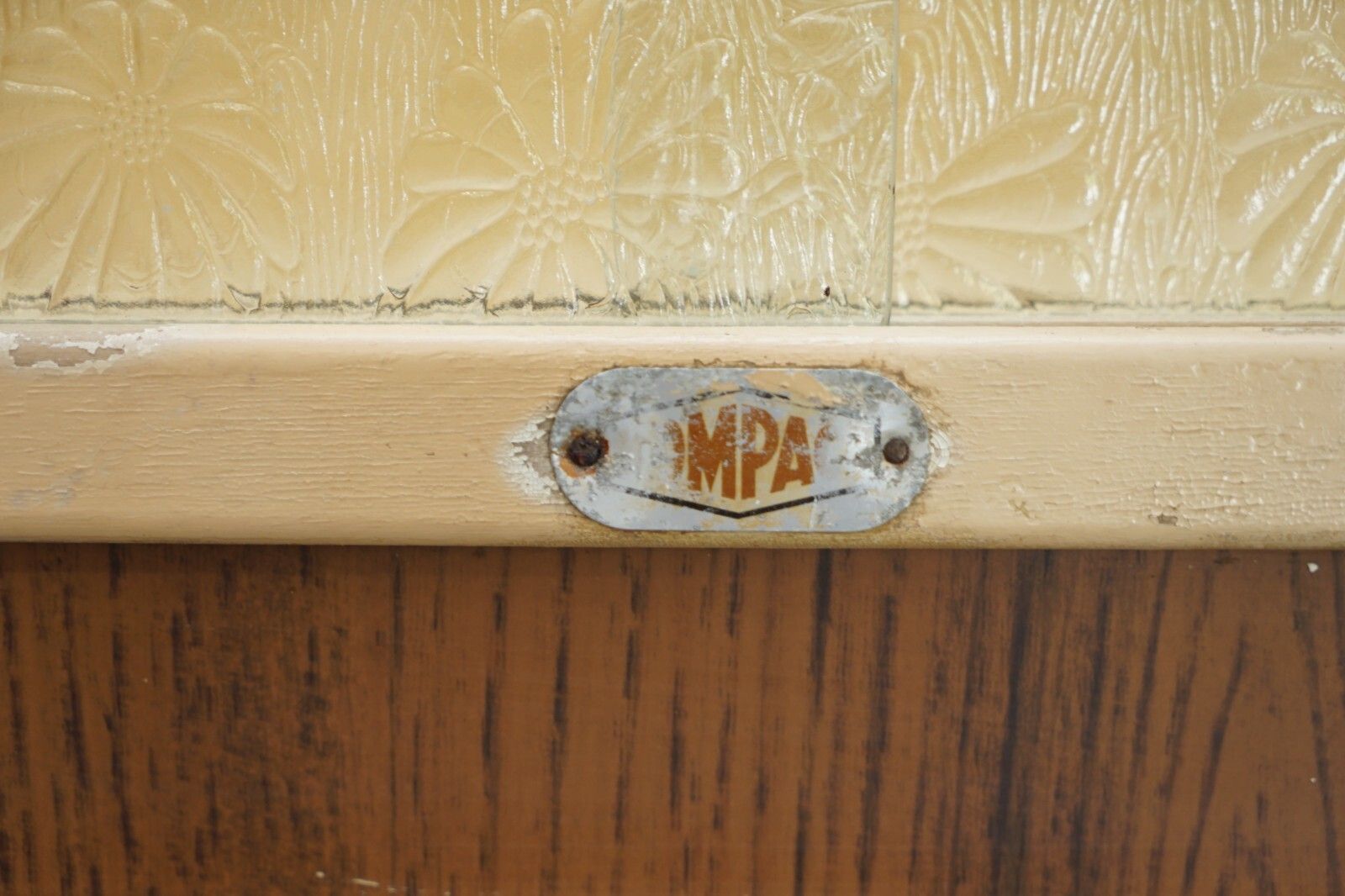 Cool Retro Original 1950's English Kitchen Habberdashery Larda Cupboard Cabinet photo 1350.0