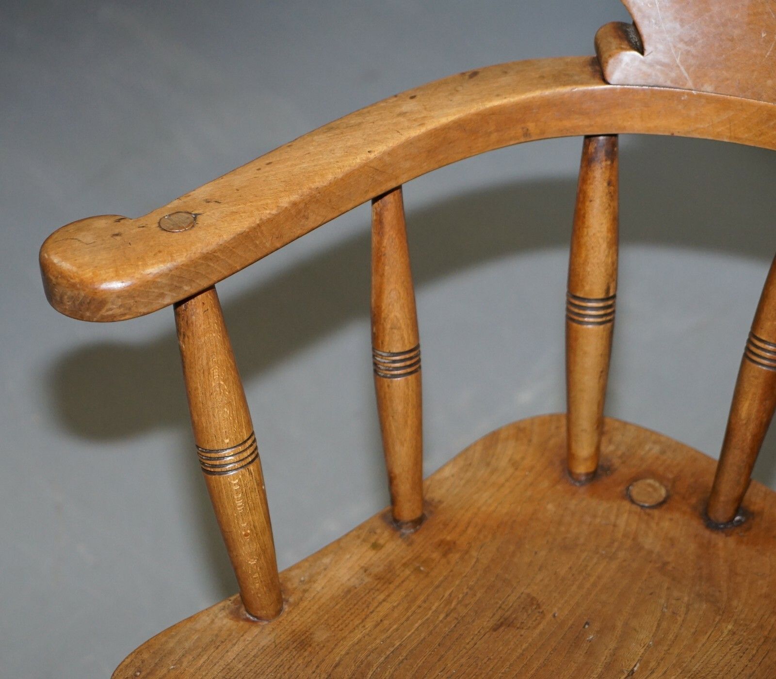 King Edward VII Crown Estate Stamped Captains Armchair O'haines High Wycombe photo buy