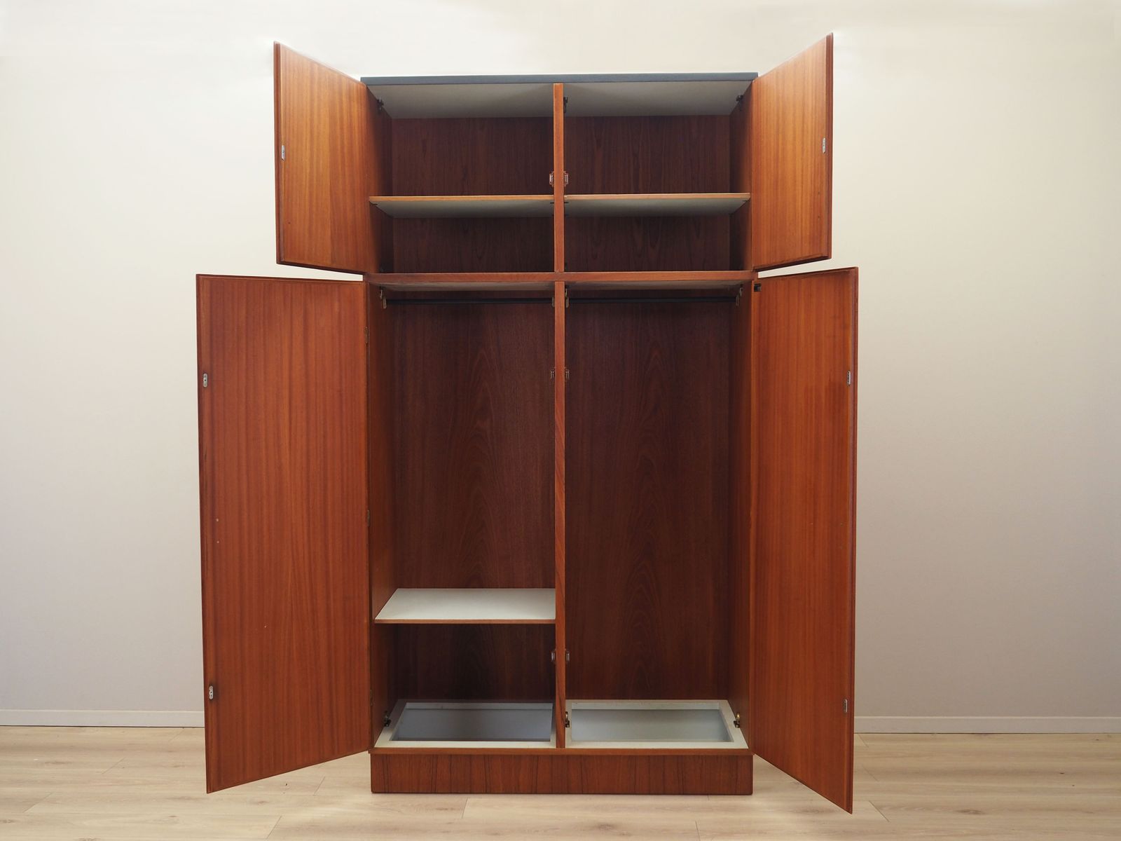 Teak Wardrobe, Danish Design, 1970s, Manufacturer: Omann Jun photo for sale