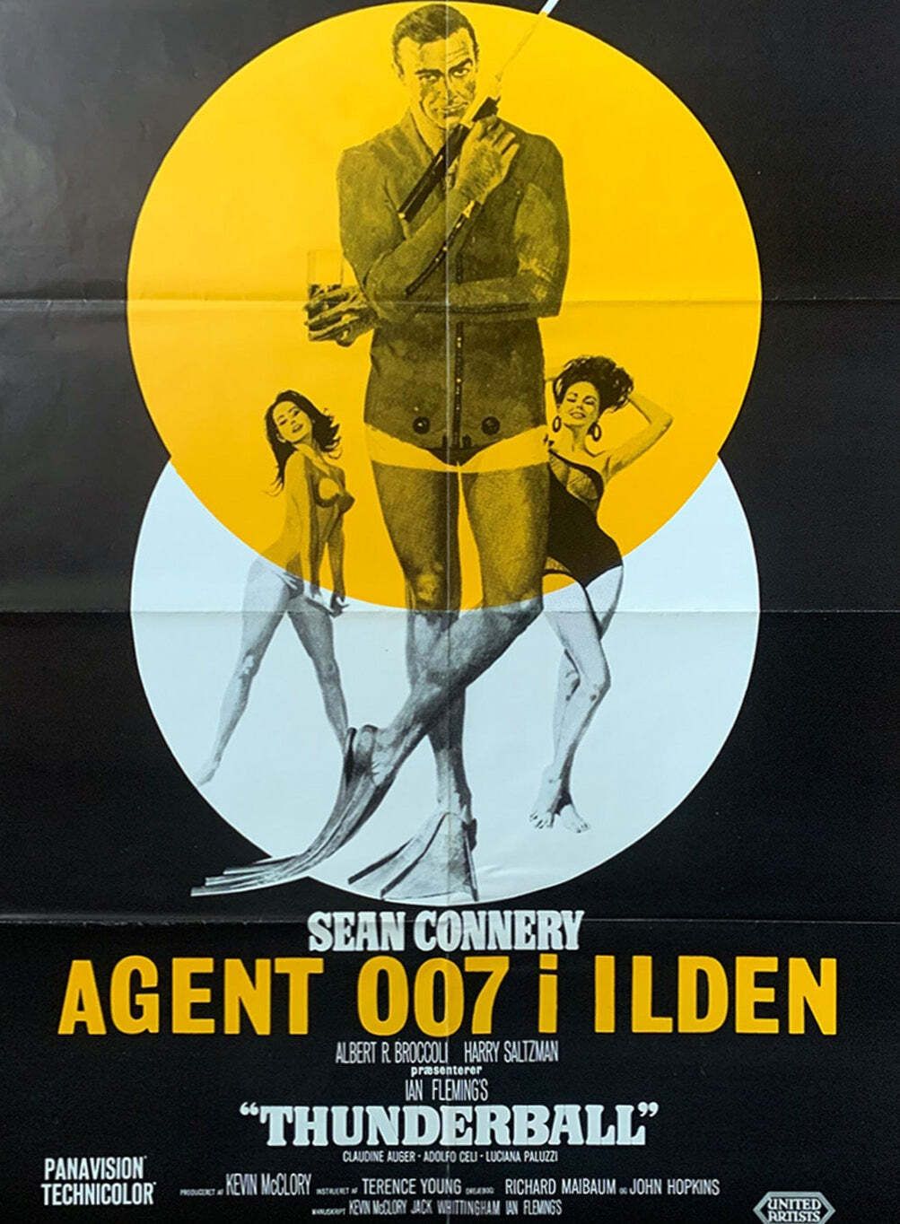 Thunderball (Danish) Original Vintage Poster