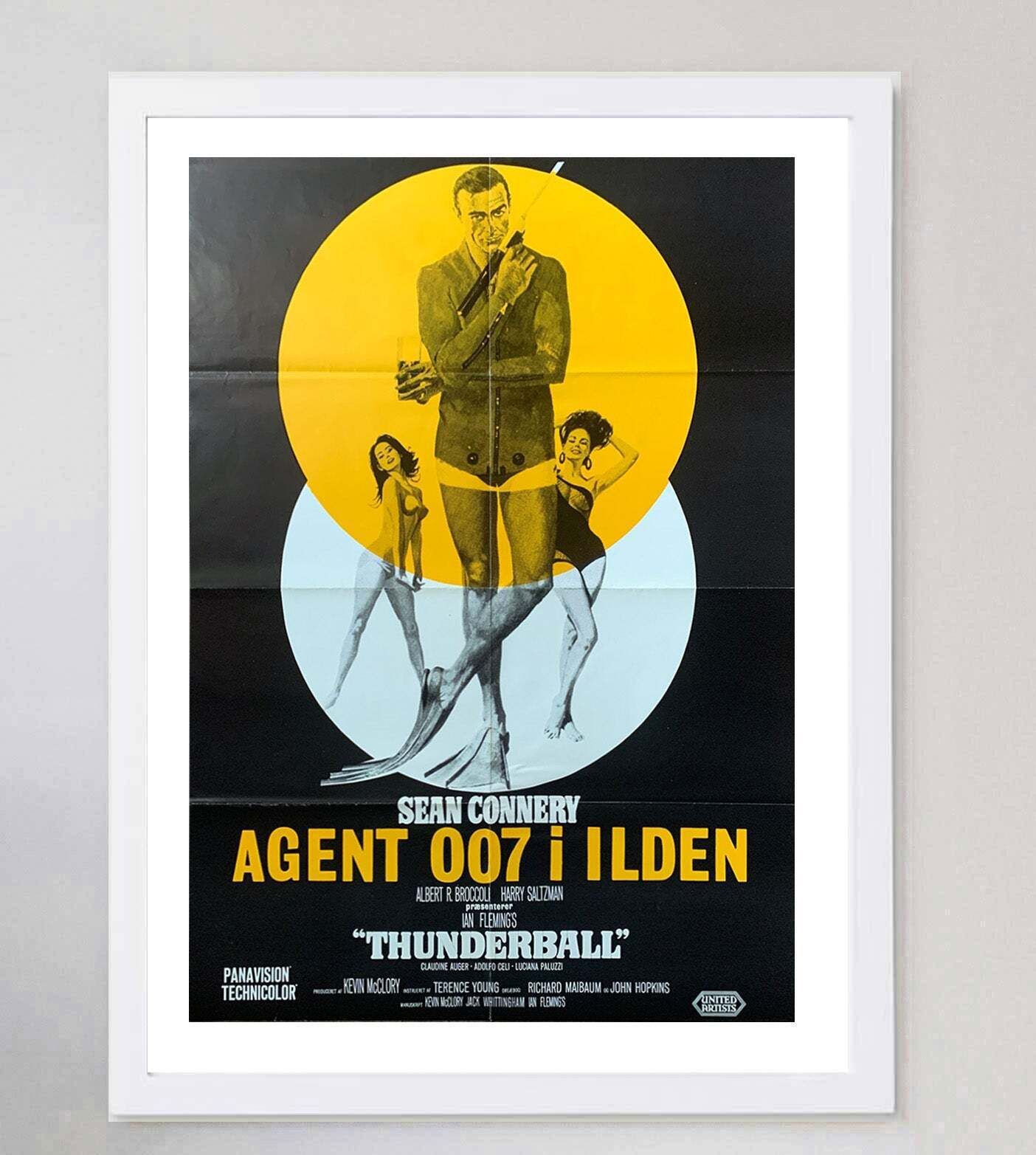 Thunderball (Danish) Original Vintage Poster photo for sale