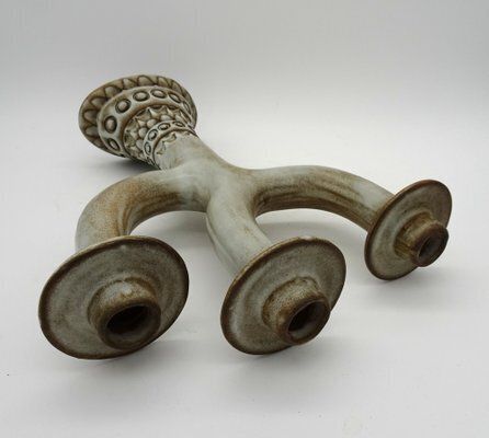 Large Ceramic Sculptural Candleholder By Huguette Bessone Vallauris For Vallauris, 1950s photo vintage