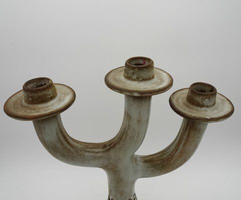 photo buy Large Ceramic Sculptural Candleholder By Huguette Bessone Vallauris For Vallauris, 1950s