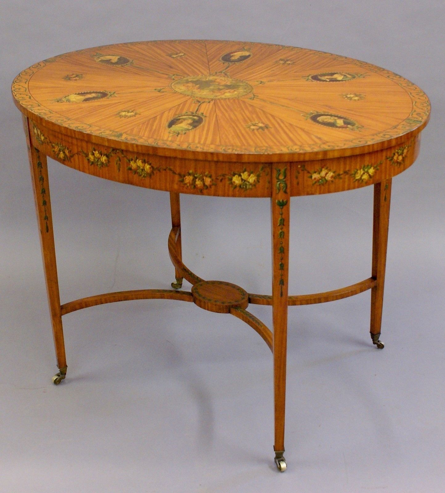 A Superb Sheraton Revival Oval Center Table photo 3125.0