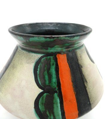 Art Deco Ceramic Vase By Friedrich Goldscheider For Goldscheider Manufactory, Vienna, Austria, 1930s photo furniture