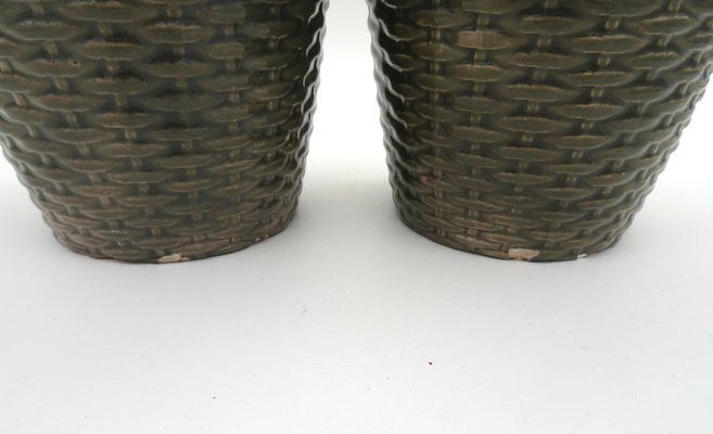 Home Decor Eichwald Bohemain Art Deco Ceramic Vases, 1920s, Set Of 2 photo