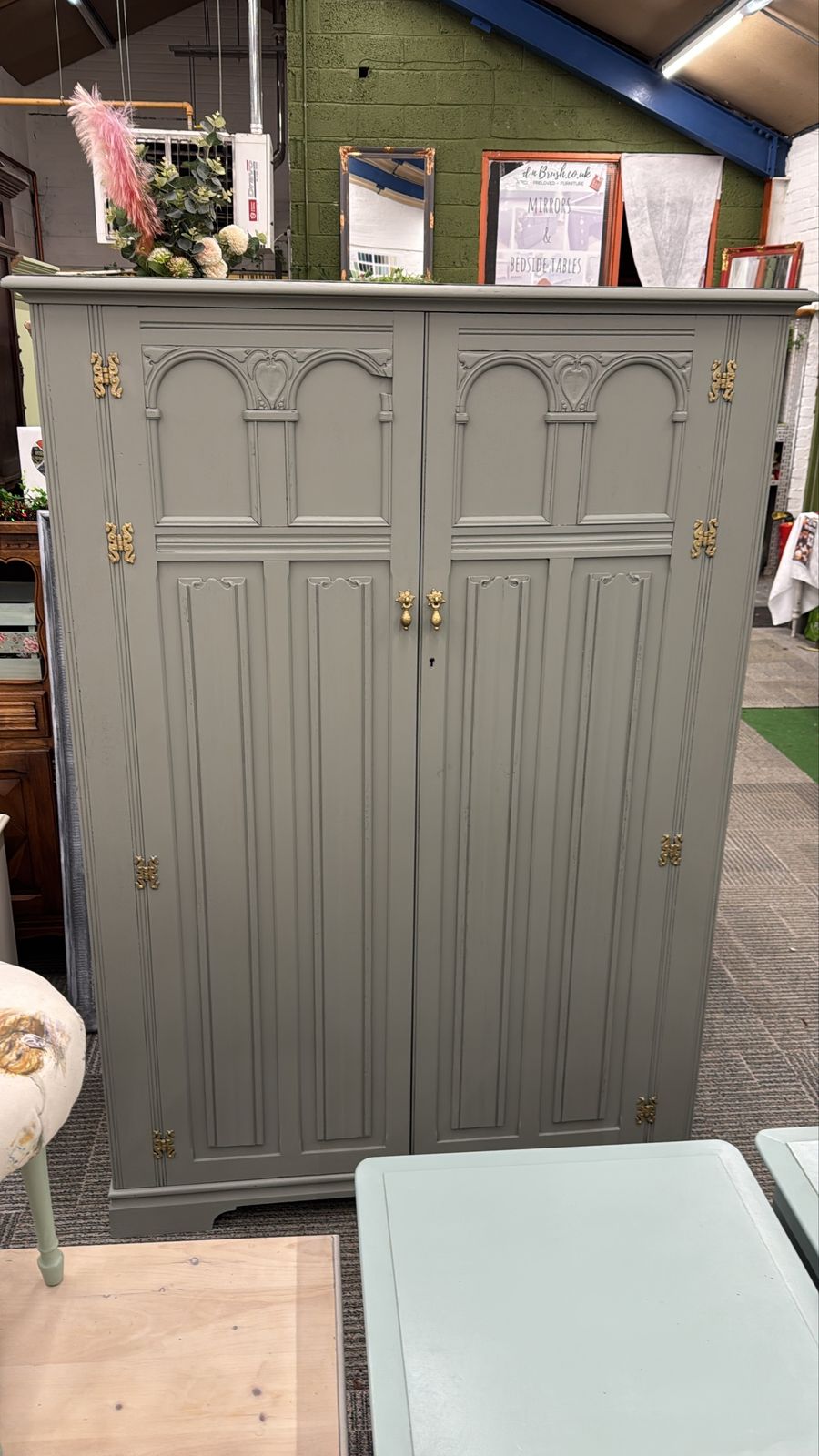 Beautiful Old Charm Vintage Wardrobe Fusion Newell photo vinterior