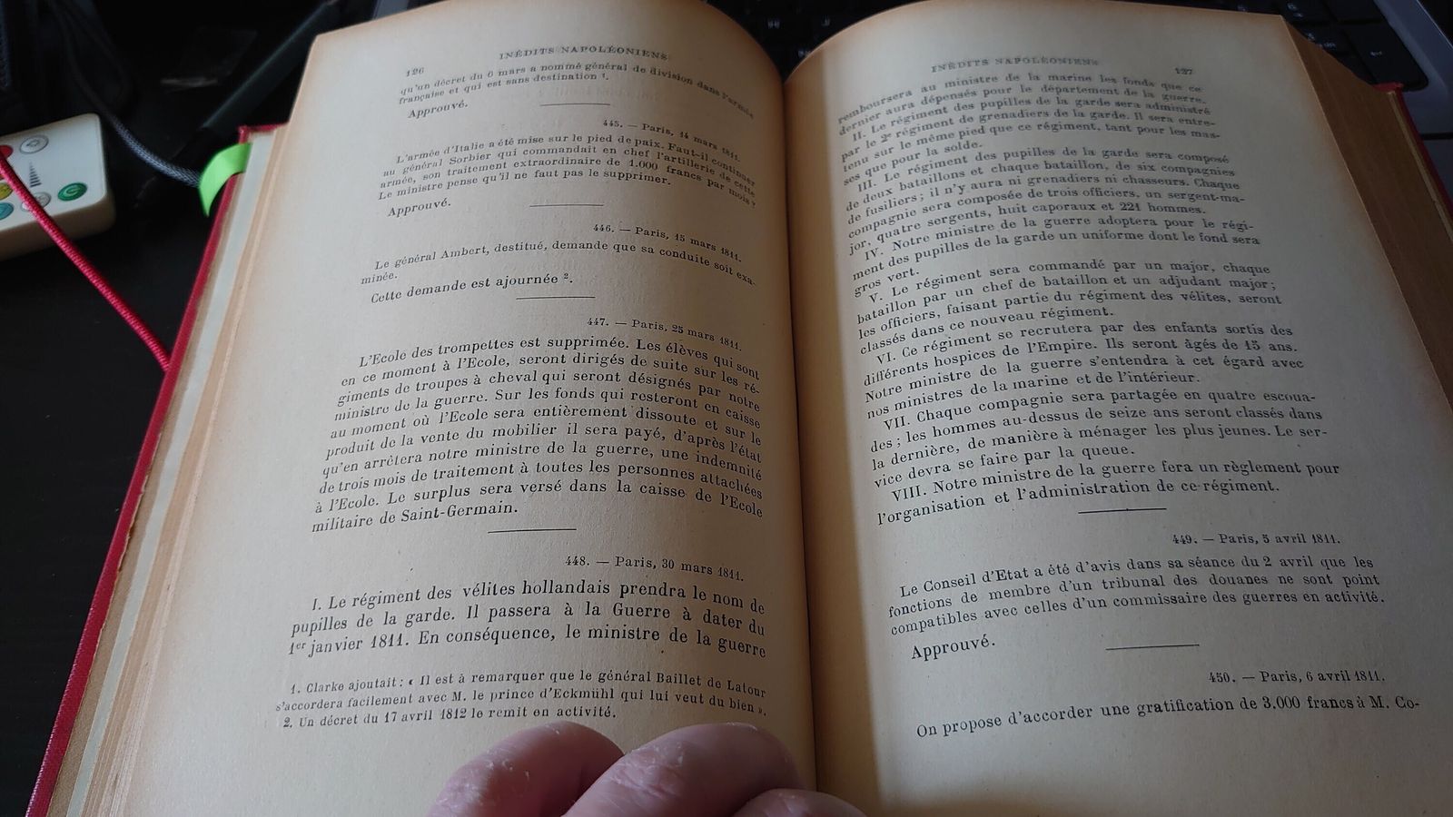 Inédits Napoléoniens. Edited By Arthur Chuquet [Unknown Binding] Napoleon I And Arthur Chuquet, In French photo buy
